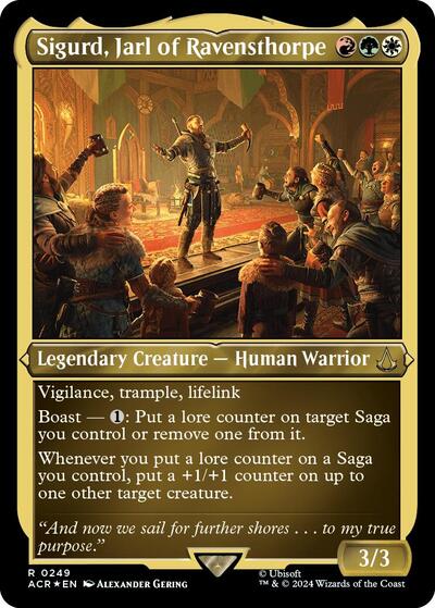 Sigurd, Jarl of Ravensthorpe (Foil Etched)