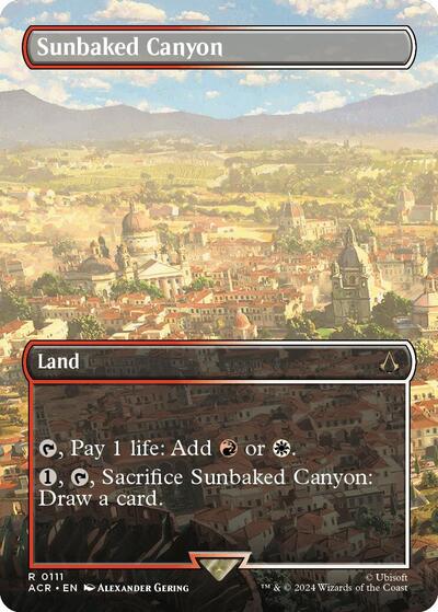 Sunbaked Canyon (Borderless)