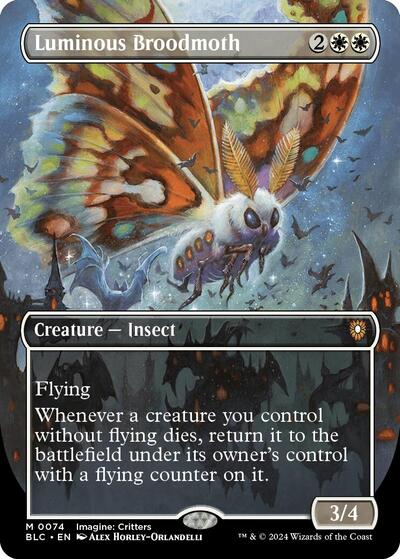 Luminous Broodmoth (Borderless)