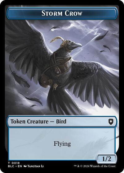Storm Crow // Bird (003) Double-Sided Token