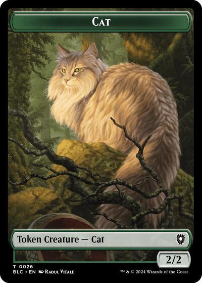 Cat // Beast (0025) Double-Sided Token