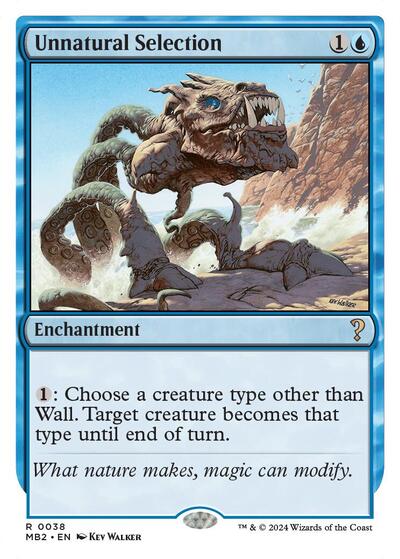 Unnatural Selection (White Border)