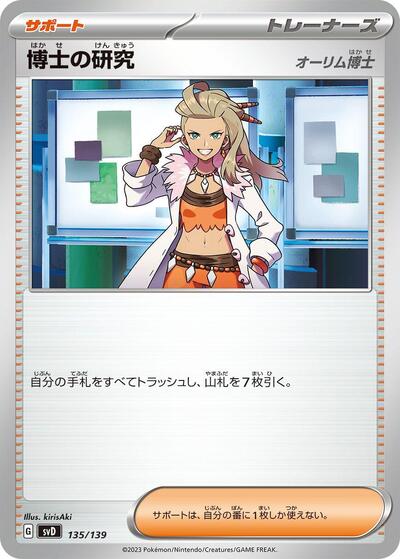 Professor's Research - 135/139