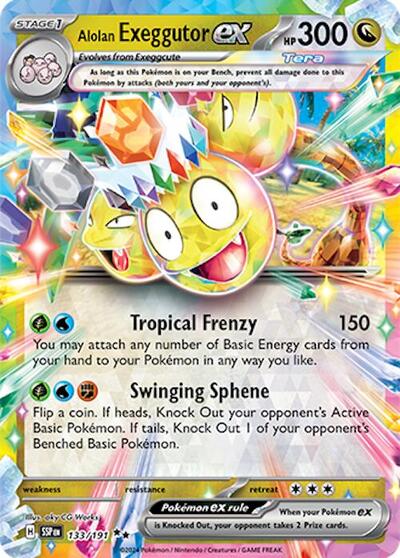 Alolan Exeggutor ex - 133/191