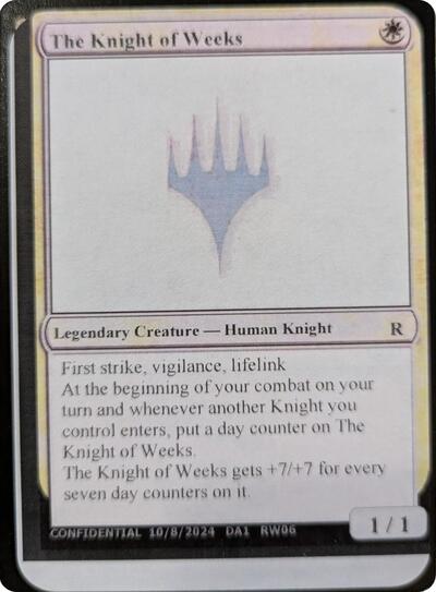 The Knight of Weeks