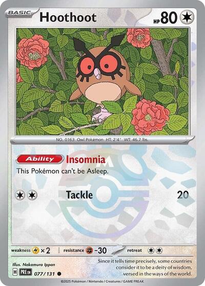 Hoothoot (Master Ball Pattern)