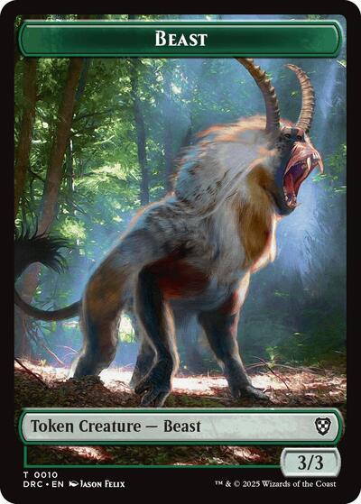 Beast (0010) // Beast (0011) Double-Sided Token