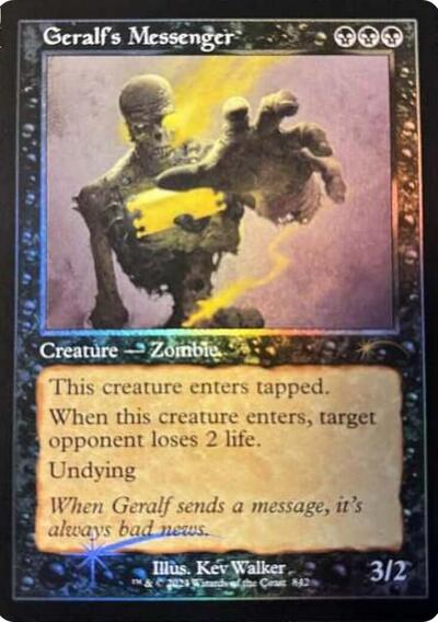 Geralf's Messenger (842) (Retro Frame)