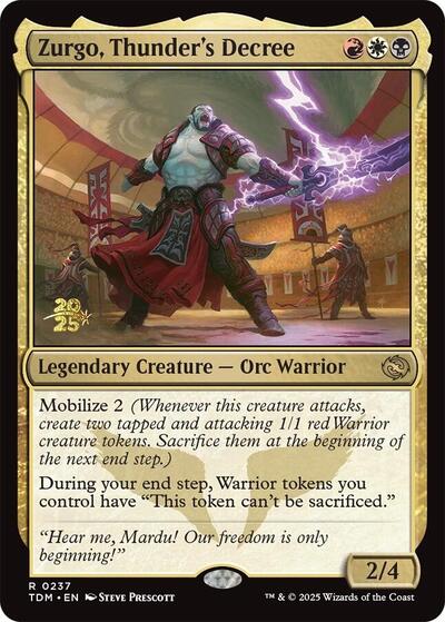 Zurgo, Thunder's Decree