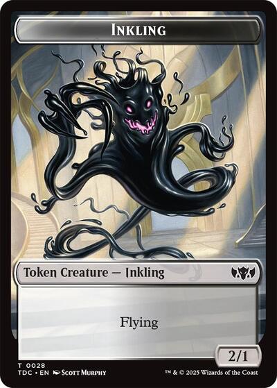 Inkling // Bird  Double-Sided Token