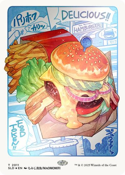 Food Token (2011) (Rainbow Foil)