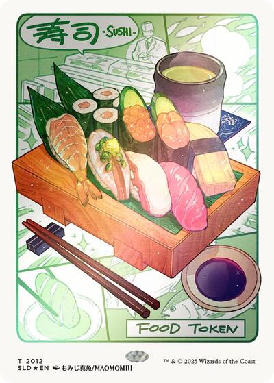 Food Token (2012) (Rainbow Foil)
