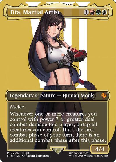 Tifa, Martial Artist (Borderless)