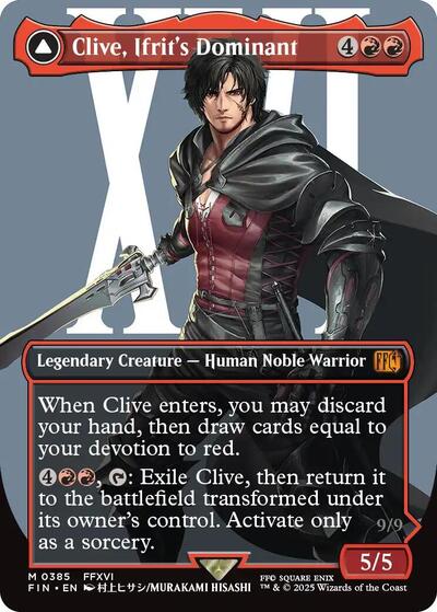 Clive, Ifrit's Dominant (0385) (Borderless)