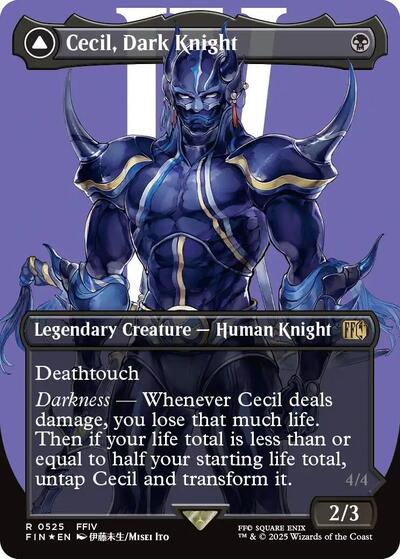 Cecil, Dark Knight (Borderless) (Surge Foil)