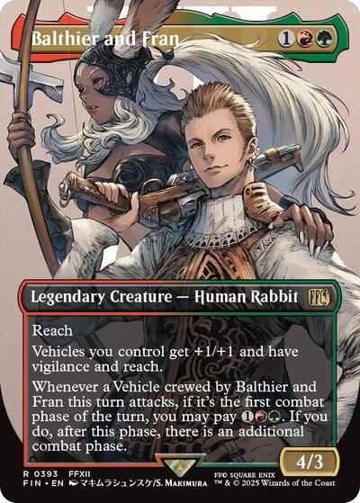 Balthier and Fran (0393) (Borderless)