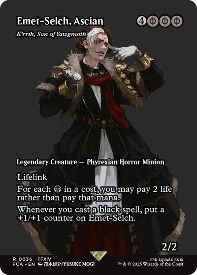 Emet-Selch, Ascian - K'rrik, Son of Yawgmoth (Showcase)
