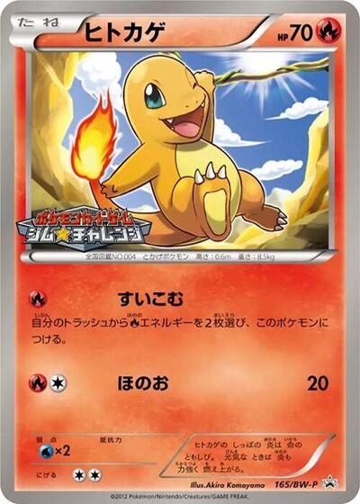 Charmander - 165/BW-P