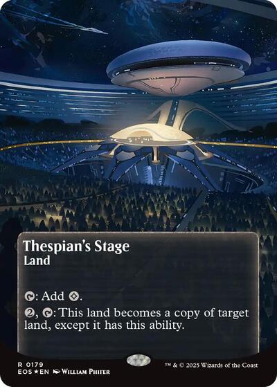 Thespian's Stage (0179) (Borderless) (Galaxy Foil)