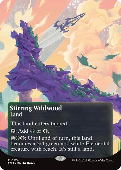 Stirring Wildwood (0174) (Borderless) (Galaxy Foil)