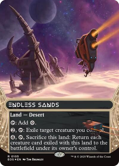 Endless Sands (0105) (Borderless) (Galaxy Foil)