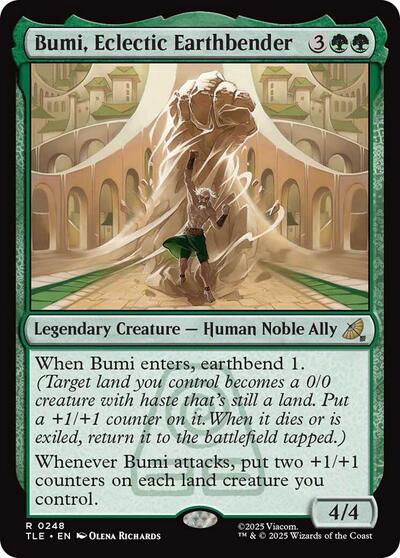 Bumi, Eclectic Earthbender