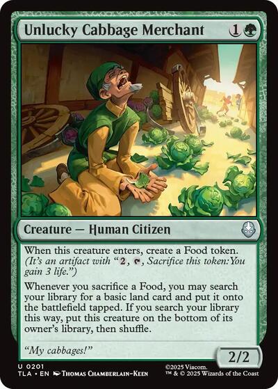 Unlucky Cabbage Merchant