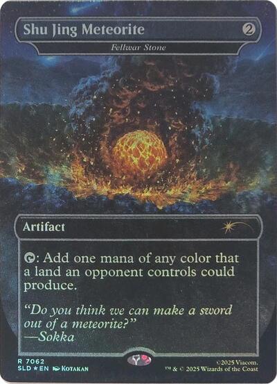 Shu Jing Meteorite - Fellwar Stone (Rainbow Foil)