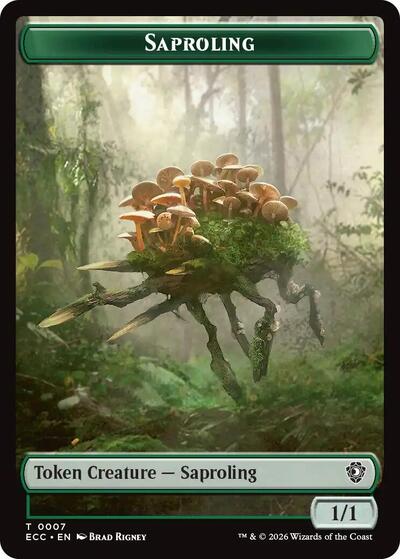 Saproling // Poison Counter Double-Sided Token