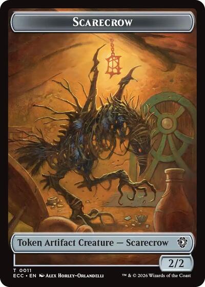 Scarecrow // Treasure Double-Sided Token