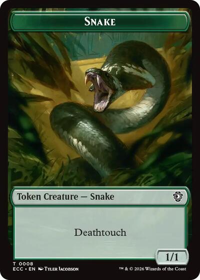 Snake // Scarecrow Double-Sided Token