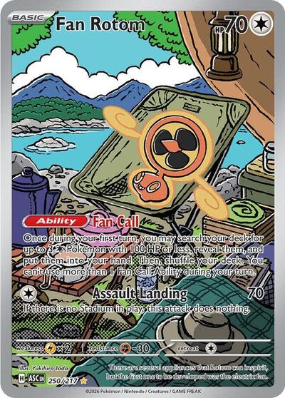 Fan Rotom - 250/217
