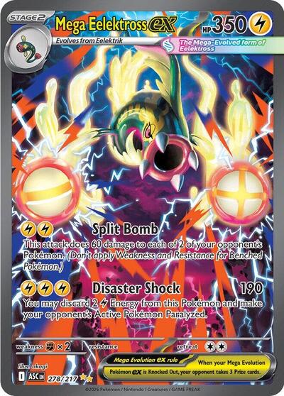 Mega Eelektross ex - 278/217