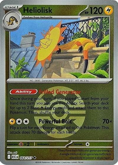 Heliolisk - 064/217 (Quick Ball)