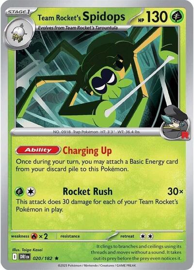 Team Rocket's Spidops - 020/182
