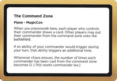 The Command Zone (Black Lotus Unknown Planechase)