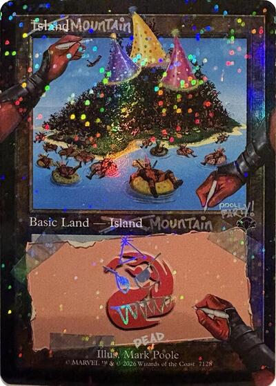 Mountain (7128) (Pool Party Foil)