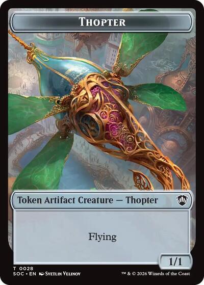 Thopter // Fractal (0004) Double-Sided Token