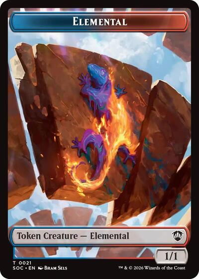 Elemental (0021) // Phyrexian Myr Double-Sided Token
