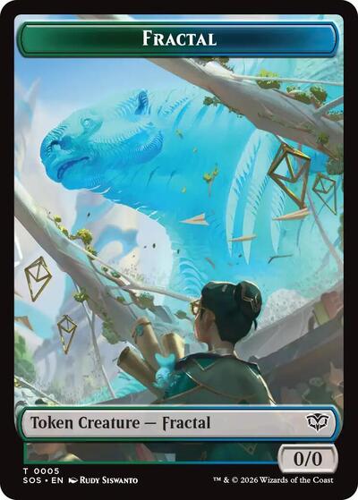 Fractal (0005) // Spirit (0011) Double-Sided Token