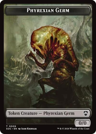 Phyrexian Germ // Thopter Double-Sided Token
