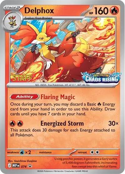 Delphox - 074 [Staff]