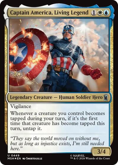 Captain America, Living Legend (Surge Foil)
