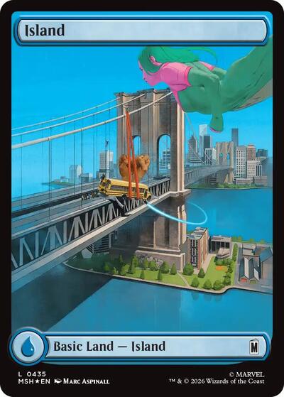Island (0435) (Surge Foil)