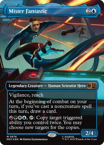 Mister Fantastic (Borderless) (Surge Foil)