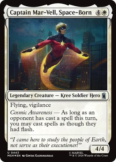 Captain Mar-Vell, Space-Born (Surge Foil)