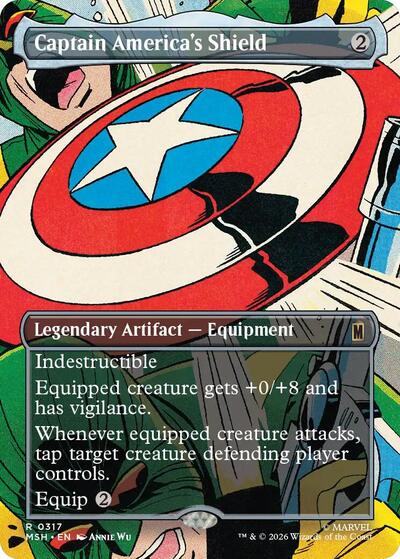 Captain America's Shield (Borderless) (0317)