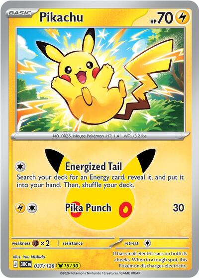 Pikachu - 037/128