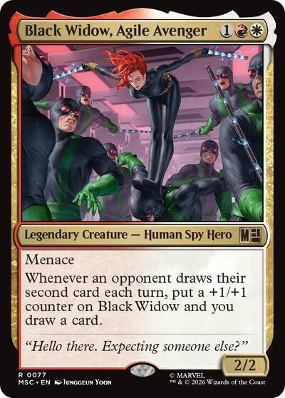 Black Widow, Agile Avenger (Surge Foil)