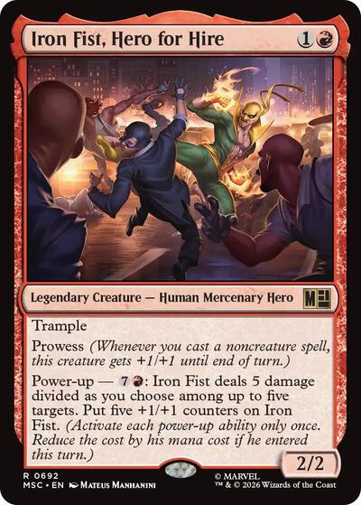 Iron Fist, Hero for Hire